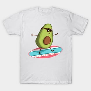 California Avocado Surfing T-Shirt